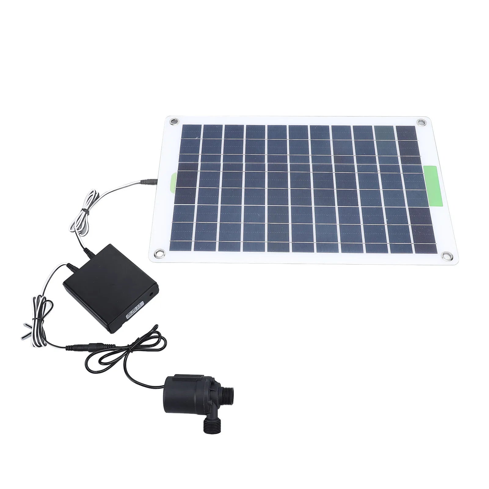 Bomba de fonte de água movida a energia solar de baixo ruído profissional cabeça de 16,4 pés 100W com caixa de armazenamento de energia para fonte