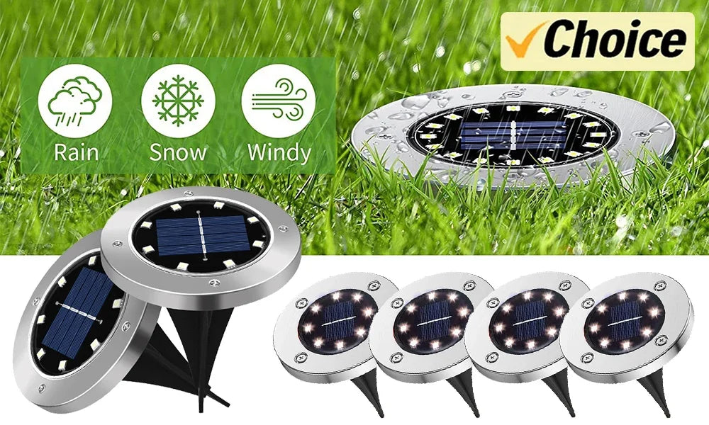 1/2/3/4 pces movido a energia solar 9led lâmpada ajustável holofote solar no solo ip65 à prova dip65 água paisagem luz de parede iluminação ao ar livre