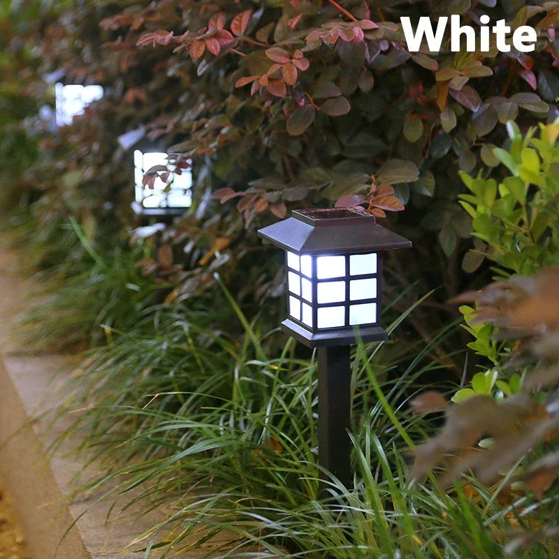2/4/6/8 pçs solar led caminho luzes ao ar livre à prova dwaterproof água passarela jardim decoração lâmpada de rua para paisagem quintal pátio garagem