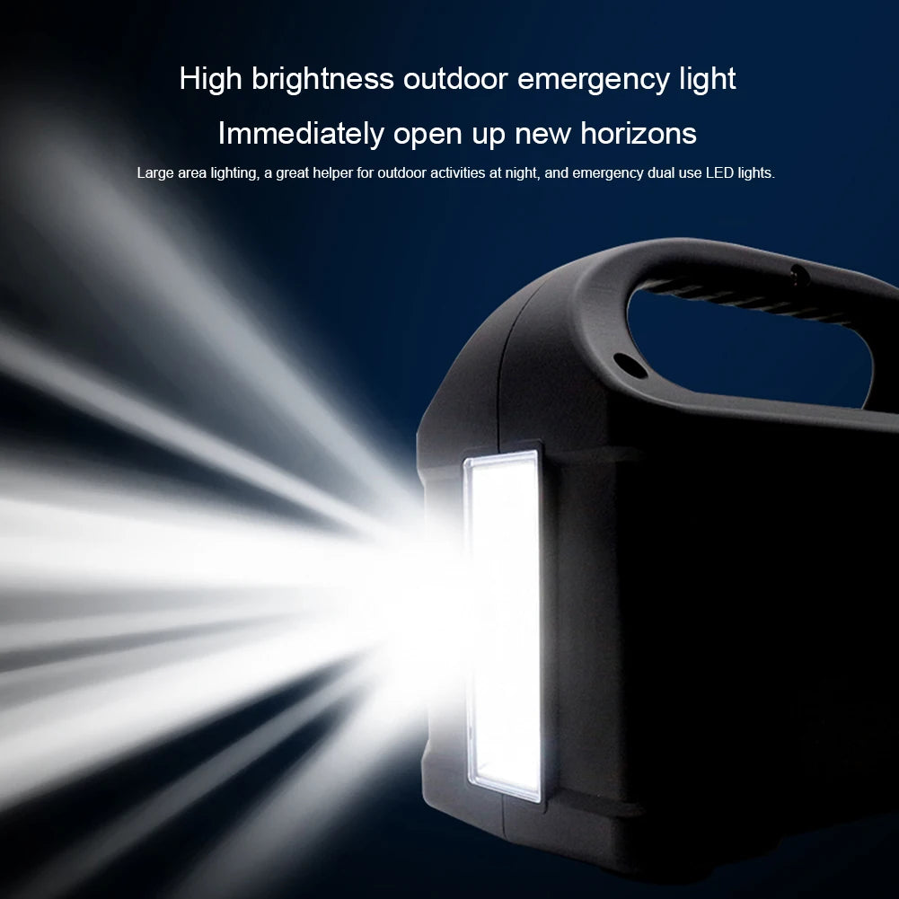 Estação de energia solar portátil, Outdoor Camping Power Bank, Display LED, Gerador portátil ao ar livre, Banco de energia da bateria, 100W, 110V, 220V