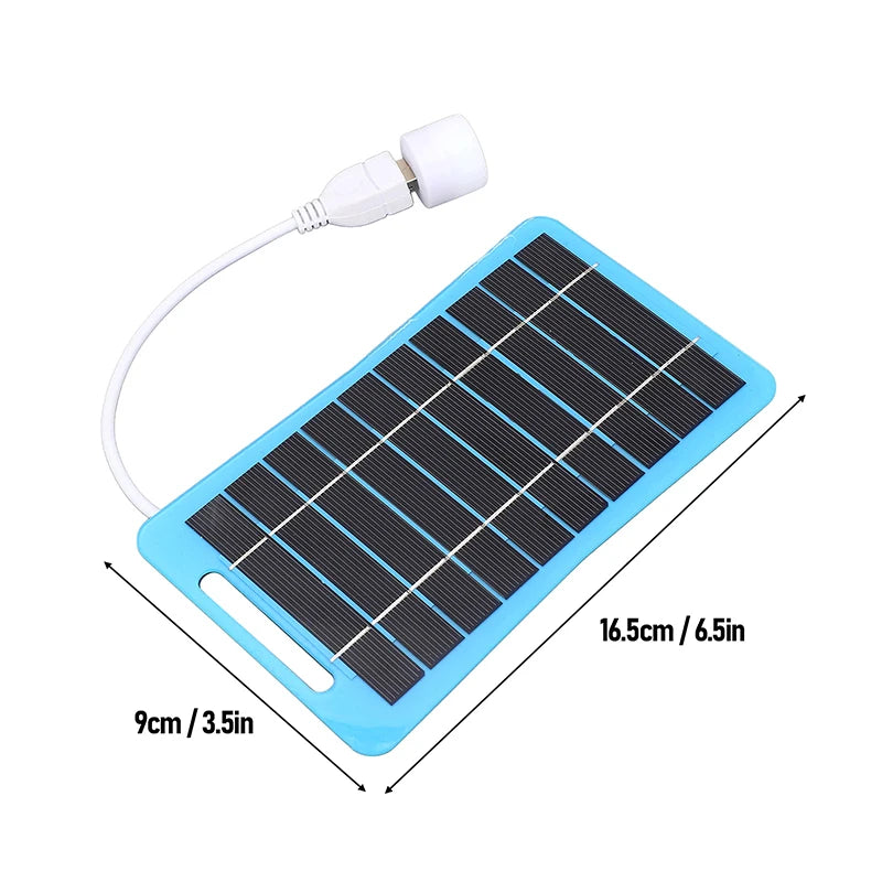 Painel solar de 2w 5w com usb, à prova d'água, caminhadas ao ar livre e acampamento, bateria portátil, banco de carregamento de celular, 5v