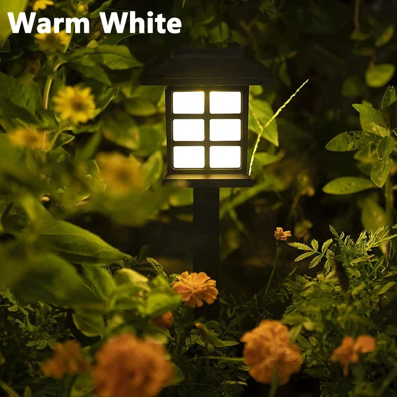 2/4/6/8 pçs solar led caminho luzes ao ar livre à prova dwaterproof água passarela jardim decoração lâmpada de rua para paisagem quintal pátio garagem